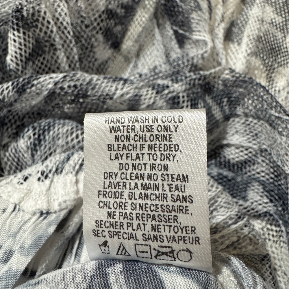 Komarov White Black Python Plisse Print Pleated M… - image 8